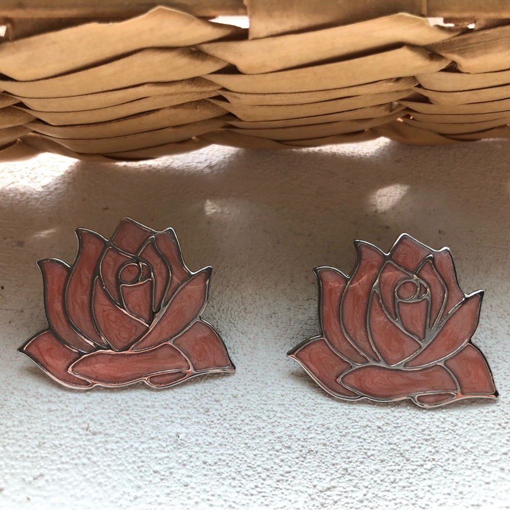 Lotus Flower Earrings